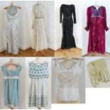 Cocktail and evening wear belonging to our vendor's grandmother and mother. Dating back to the