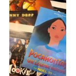 Approximately 300 film and tv promotional posters, to include Disney's Pocahontas, The Sixth