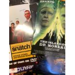 Approximately 300 film and tv promotional posters, to include Snatch, Battlefield Earth, The