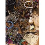 A collection of costume jewellery, approx 10kg in weight.