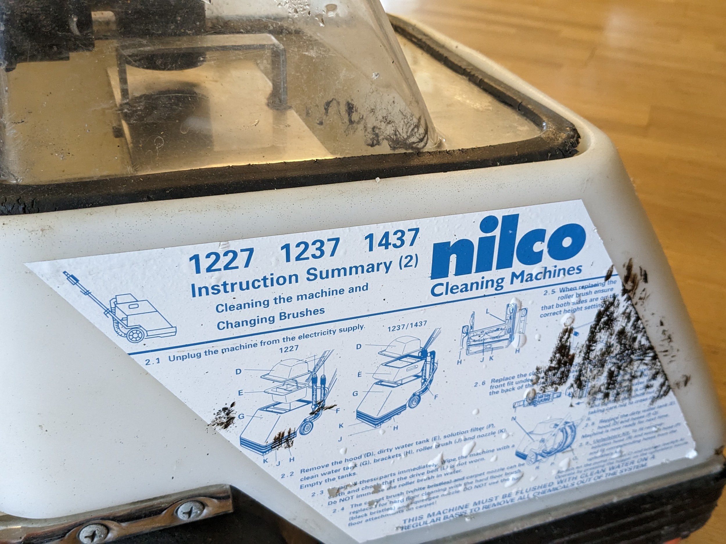 A Nilco carpet cleaner, model 1227 - Image 2 of 2