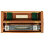 A Master level calibration (spirit level) by Cooke, Troughton & Simms Ltd York. England, in fitted