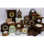 A collection of clocks, to include brands such Swiza, Big ben, Acctim, Polaroid, Seiko and others,