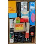 A collection of camera accessories, to include a Kodak photo printer, flash guns, a Ilford Sportsman