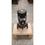 A Grundfos type 32-120/2 heating circulating pump. NDE 6201-27-C3