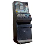 A Hyper Note fruit machine, by JPM Automatic, working on a 20p token, wooden case, glazed front