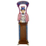 A coin-operated arcade machine Uncle Sam Strength Tester, cast iron bust in the form of Uncle Sam,