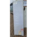 A Zehnder chrome bathroom radiator NOS, 1800 x 500mm,