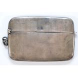 A silver double length vesta case, Birmingham 1919, 38gm