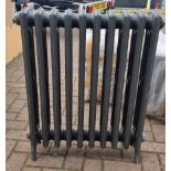 A cast iron radiator, NOS, 85 x 63 x 15cm