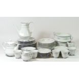 A Noritake 'Melissa' pattern dinner service, comprising of over fifty pieces. (2)