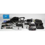 Twenty five film cameras, to include a Ricoh 500 ME, A Panoramic Camera (boxed), a Praktica Sport