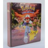 A collection of Pokemon Collectable Cards by Topps, from the Topps Animation Series 1 and 2, to