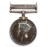 George VI Naval General Service, with 1945-48 Palestine bar, awarded to PLY/X 5374 R.P. Milton