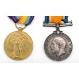 WWI medals, pair, War and Victory, awarded to GS/82277, Pte H.J. Gray, Royal Fusiliers