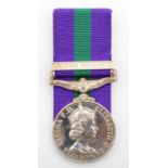 ER II General Service Medal with Arabian Peninsula bar, awarded to 23401316 Pte. T. Wray P.W.G.