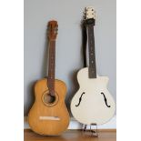 Two acoustic guitars, for spares or repair (2)