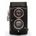 A Rolleicord DRGM (serial No 1006952) film camera, with a Carl Zeiss 7.5cm f3.5 lens