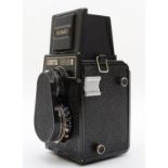 A Lubitel 166B TLR film camera, with a Nomo 75mm f4.5 lens