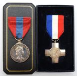 Imperial Service Medal, ERII awarded to John Fritz Reubert, cased and a General Service Cross, box