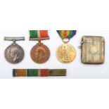 WWI, group of three Mercantile Marine, War and Victory, awarded to 187180, Albert F.J. Allen, D.