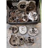 Various engine cases and barrels, mainly BSA