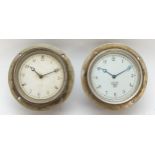 A Smiths vintage dash clock, P.179.897 and another not numbered (2)