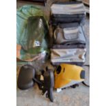 BMW R1200GS waterproof inner pannier bags, screen and other parts.