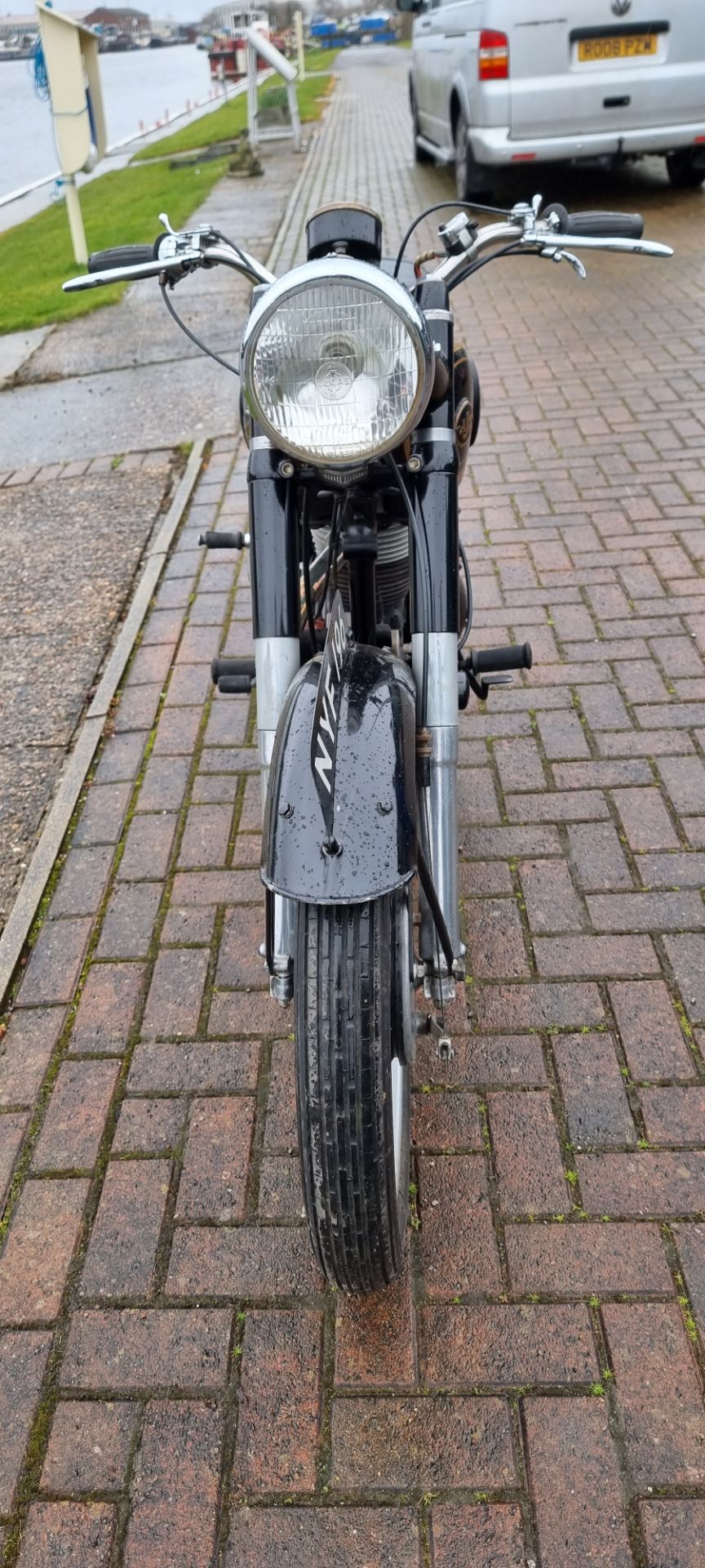 1953 AJS 16M, 349cc. Registration number NYF 196. Frame number overpainted. Engine number 53/16M/ - Image 5 of 14