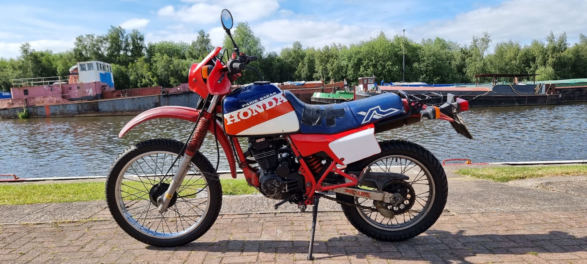 1984 Honda XL200R, Paris - Dakar, 199cc. Registration number A418 LLN. Frame number MD06000083. - Image 2 of 11