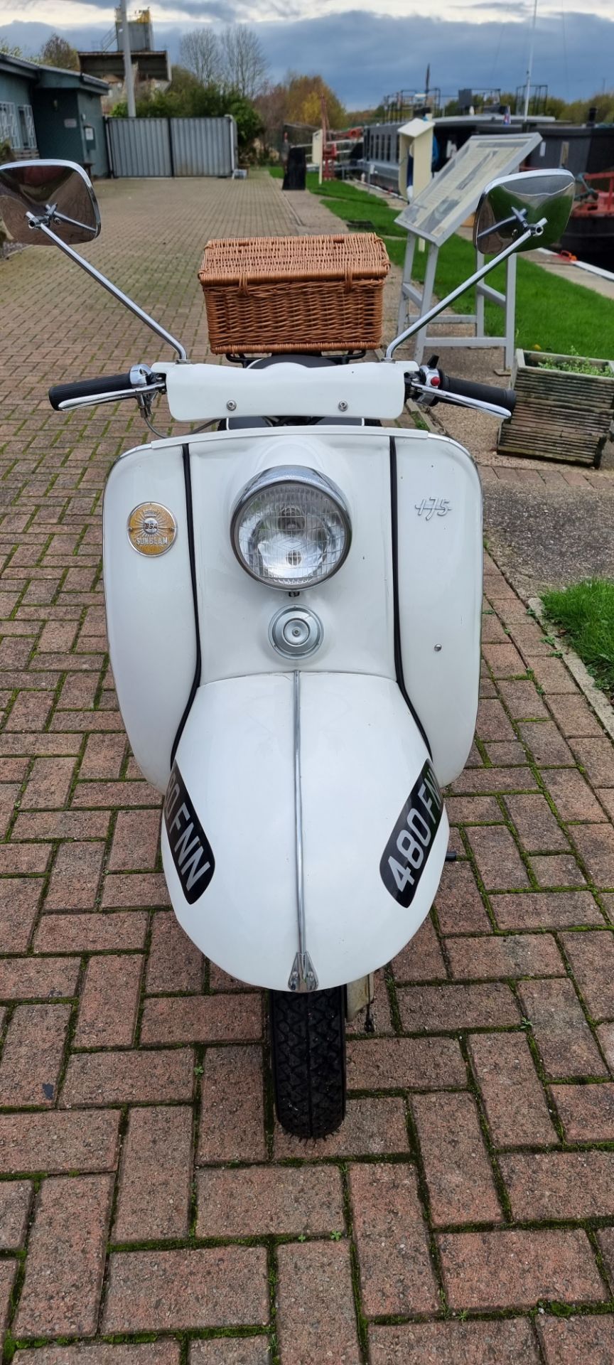 1960 BSA Sunbeam Scooter 175cc. Registration number 480 FNN (non transferrable). Frame number 9306B. - Image 3 of 10