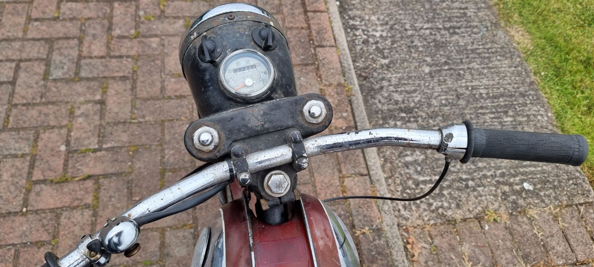 1966 BSA Bantam D7 Super, 175cc. Registration number GNJ 69D. Frame number D7 51138. Engine number - Image 13 of 13