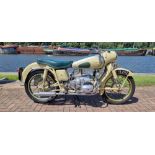 1957 Douglas Dragonfly, 350 cc. Registration number TYR 252 (non transferable). Frame number 1584/6.