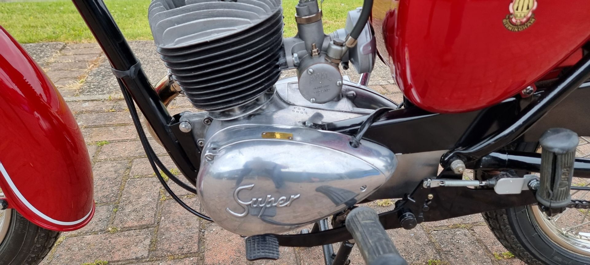 1965 BSA Bantam D7 Super, 175cc. Registration number BJC 224C. Frame number D7 45777. Engine - Image 7 of 12