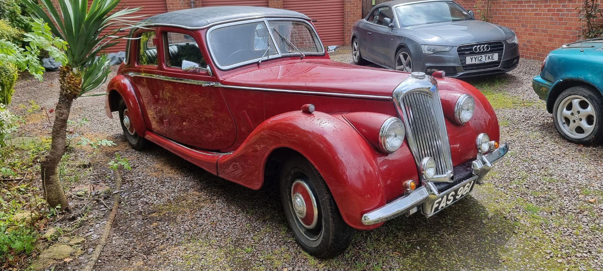 1951 Riley RMB, 2500cc. Registration number FAS 961. Chassis number 61S/8258. Engine number 6965.