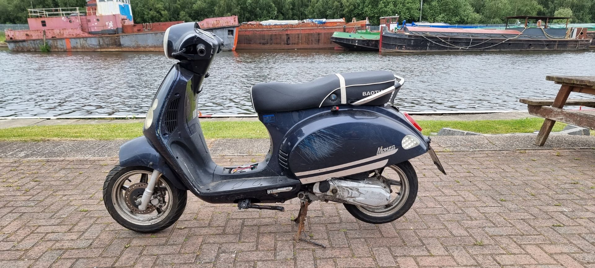 2015 Baotian Monza BT49 QT 21, 49cc. Registration number FY65 FFL. For spares or repair, MOT expired - Image 3 of 6