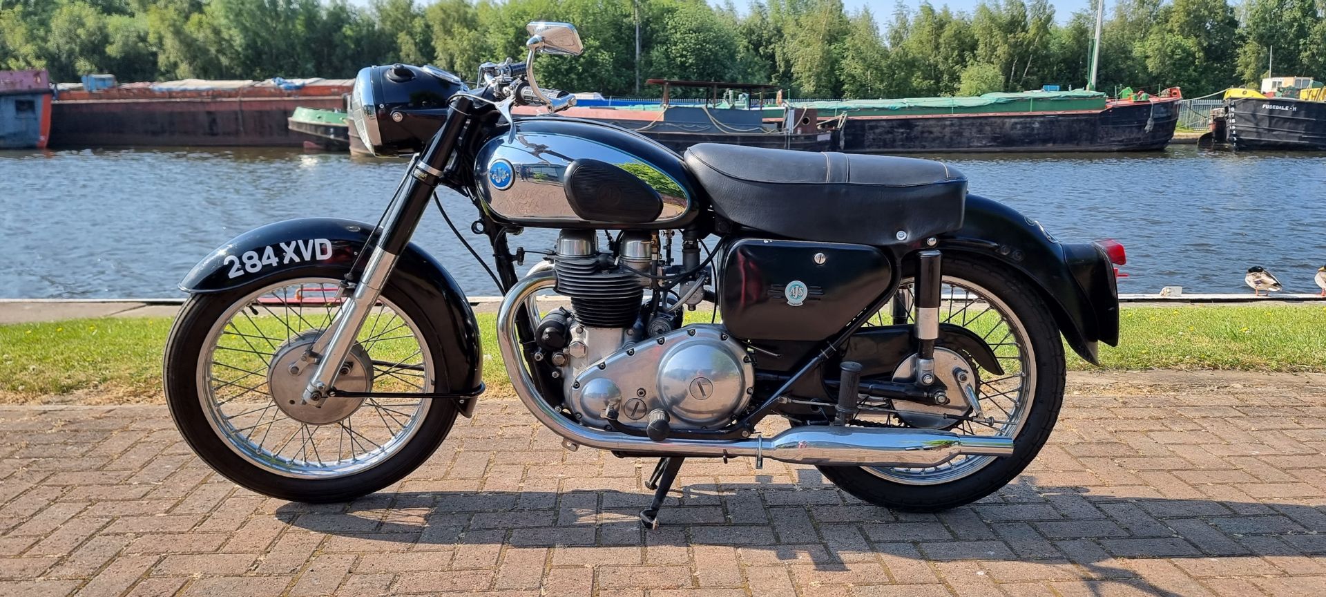 1962 AJS Model 31, 646cc. Registration number 284 XVD (non transferable). Frame number A71477, - Image 10 of 12