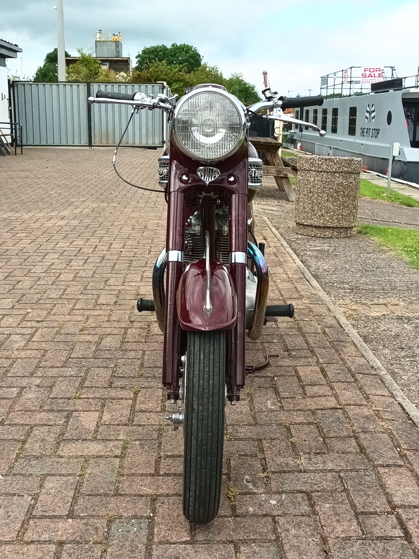 1959 Triumph 5TA Speed Twin, 500cc. Registration number 418 GKE (non transferrable). Frame number - Image 5 of 14