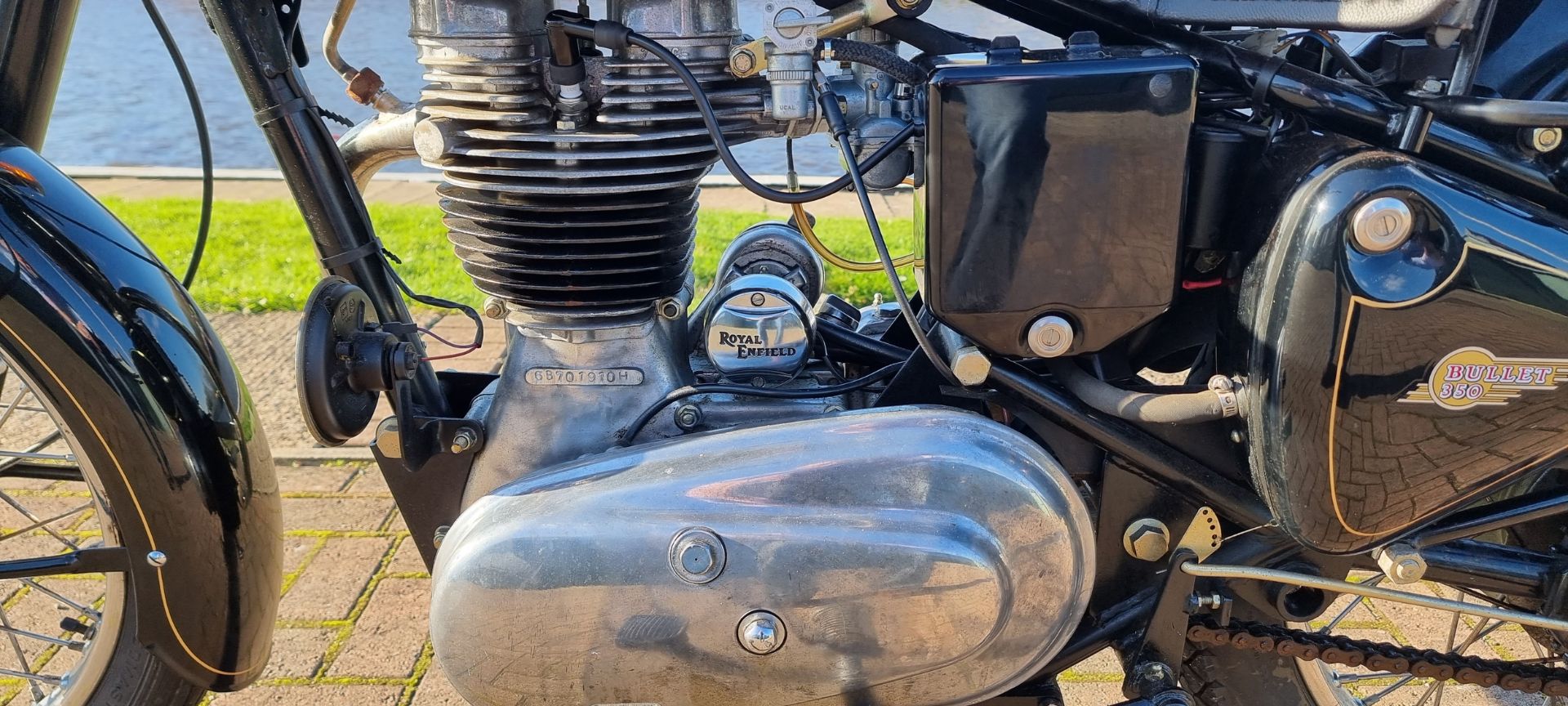 2007 Royal Enfield Bullet 350, 346cc. Registration number CX07 DVB. Frame number - Image 8 of 11