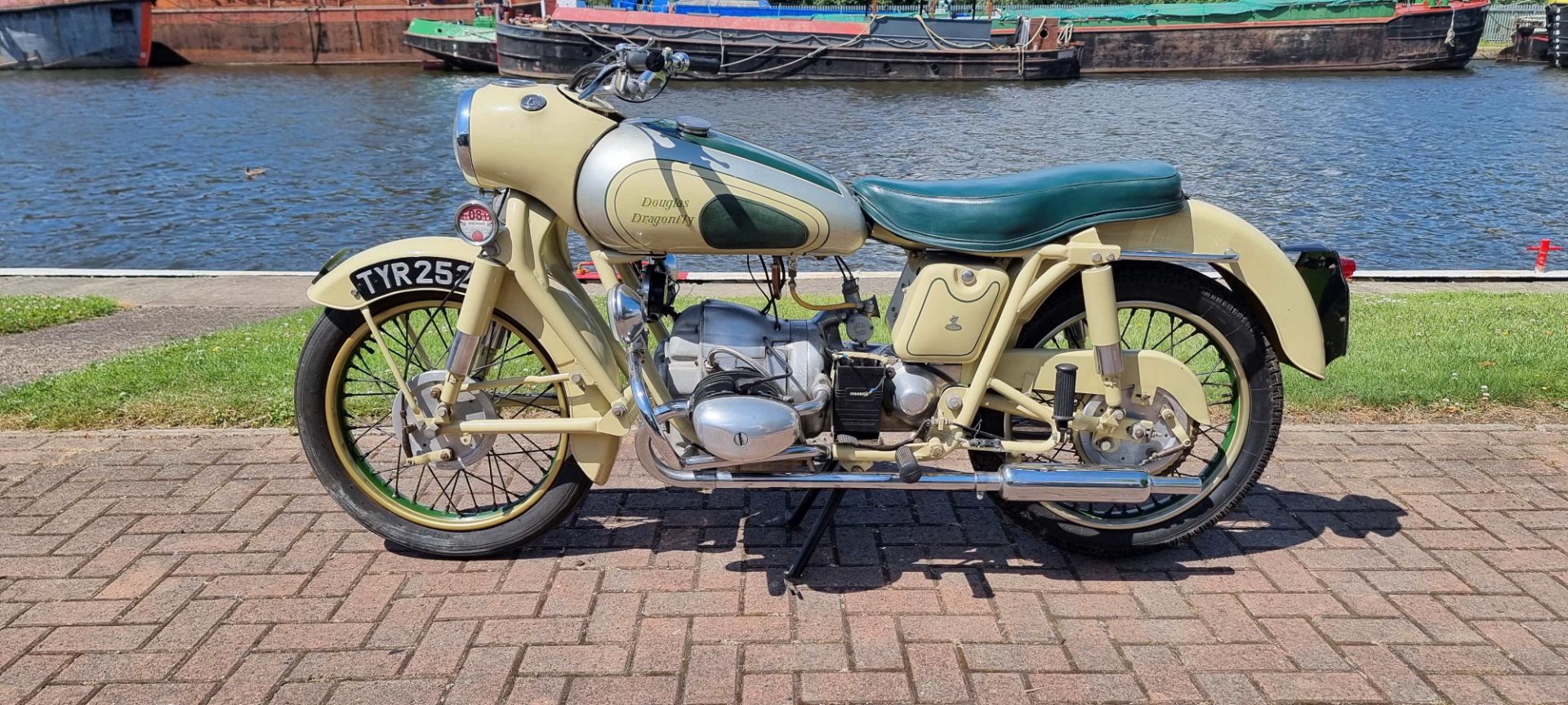 1957 Douglas Dragonfly, 350 cc. Registration number TYR 252 (non transferable). Frame number 1584/6. - Image 2 of 12