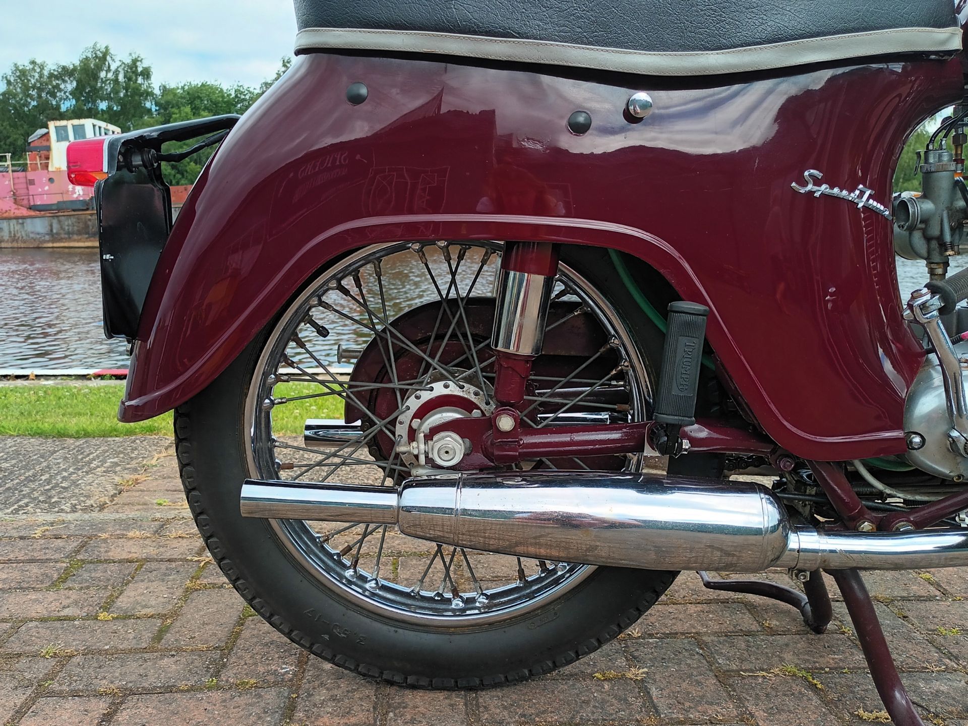 1959 Triumph 5TA Speed Twin, 500cc. Registration number 418 GKE (non transferrable). Frame number - Image 2 of 14