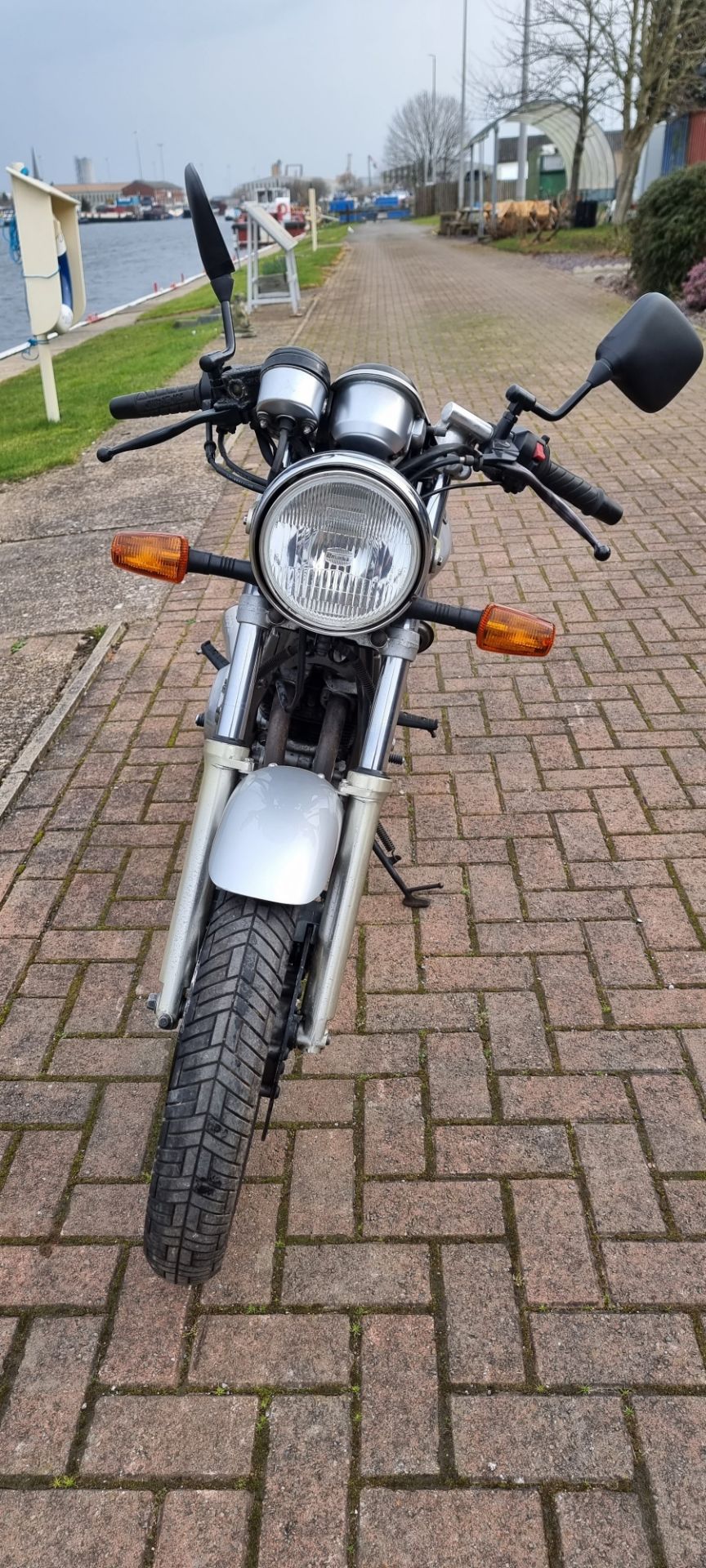 1988 Yamaha SRX600, 608cc. Registration number E785 LVA. Frame number 1XL002762. Engine number - Image 3 of 12