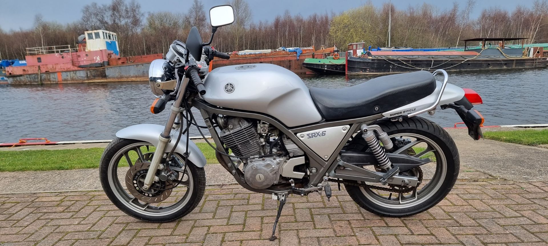 1988 Yamaha SRX600, 608cc. Registration number E785 LVA. Frame number 1XL002762. Engine number - Image 2 of 12