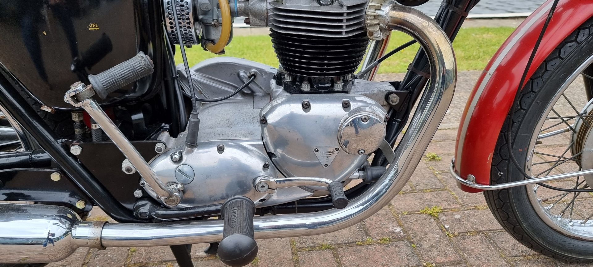 1969 Triumph TR6R Tiger, 650cc. Registration number RFG 171G. Frame number CC13329 TR6R. Engine - Image 3 of 14