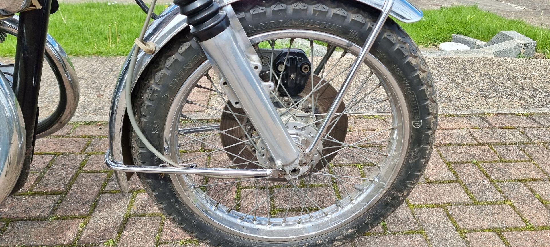 1971 Honda CB 450 K4, 444cc. Registration number EKH 158J. Frame number CB450 4129861. Engine number - Image 4 of 14