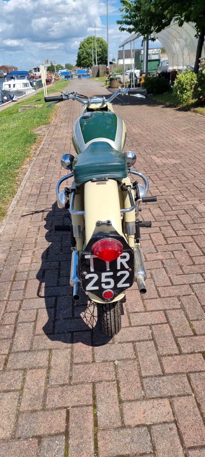 1957 Douglas Dragonfly, 350 cc. Registration number TYR 252 (non transferable). Frame number 1584/6. - Image 3 of 12