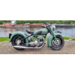 1950 Sunbeam S7 Delux, 500cc. Registration number NVS 577. Frame number S7-2924. Engine number S8-