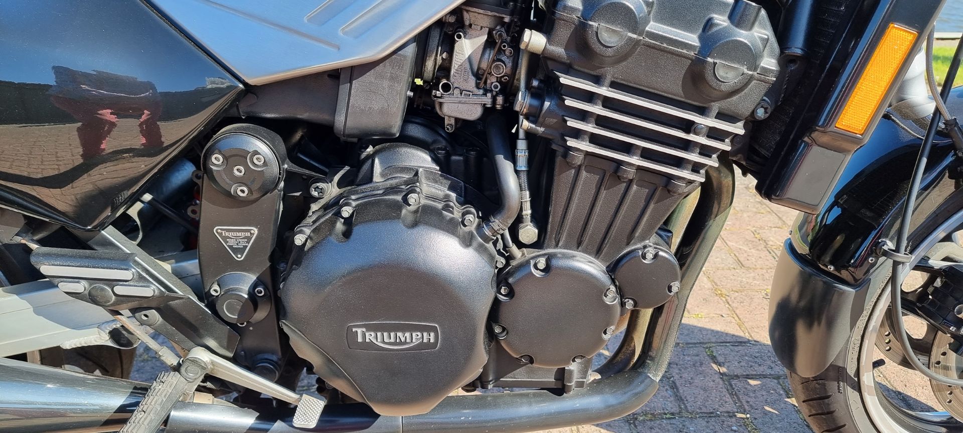 1995 Triumph Trident, 885cc. Registration number N84 DWX. Frame number SMTTC338DDS021165. Engine - Image 4 of 9
