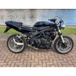 2004 Triumph Speed Triple 955I, CAT N. Registration number MV04 KBY. Frame number SMTTE566XR4203952.