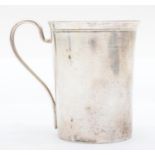 A 19th century Austrian silver christening mug, Vienna 1817, TF mark, maker A.K, 6.5cm, 93.3gm TF